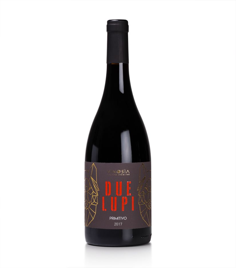 Vinosia Due Lupi Primitivo 2017 0,75l